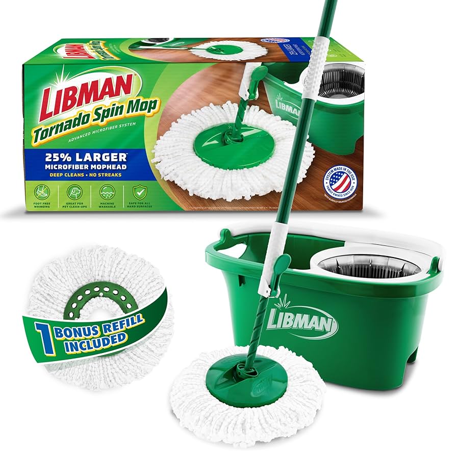 Amazon｜Libman トルネードスピンモップシステム スピニング